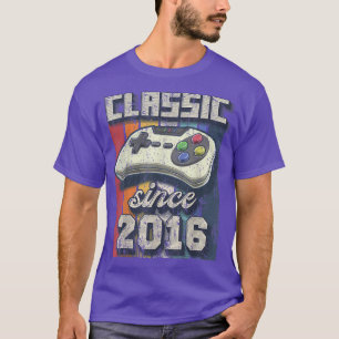 Klassieke 2016 6th Birthday Retro Video Game Contr T-shirt