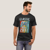 Klassieke 2017 5e verjaardag Video Game Controller T-shirt (Voorkant volledig)