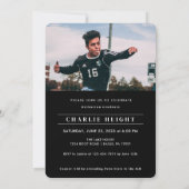 Klassieke 2023 Afstuderen eenvoudige foto Kaart (Achterkant)