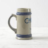 Klassieke 22 ounce "CHEERS!" bierstein. Aanpassen! Bierpul (Links)