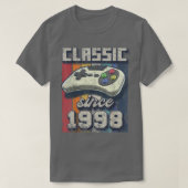 Klassieke 24e Birthday Retro Video Game Contro uit T-shirt (Design voorkant)