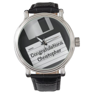 Klassieke 3,5-inch diskette persoonlijke Mannen vo Horloge
