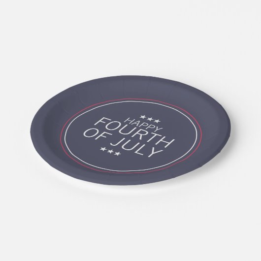 Klassieke 4e juli Onafhankelijkheidsdag Bord (Gekanteld)