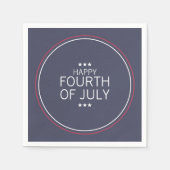 Klassieke 4e juli Onafhankelijkheidsdag Papier Nap Servet (Voorkant)