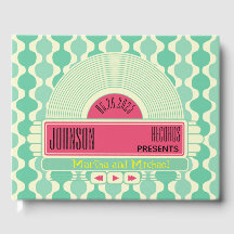 Klassieke 50s Diner Jukebox Trouwgastenboek