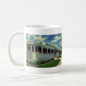  Klassieke 50s restaurantrestaurant Pelican Diner Koffiemok (Links)