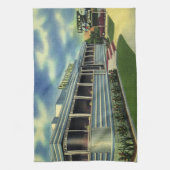  Klassieke 50s restaurantrestaurant Pelican Diner Theedoek (Verticaal)