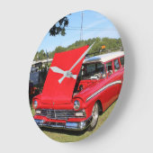 KLASSIEKE 55 OUDE FORD WAGON wandklok (Hoek)