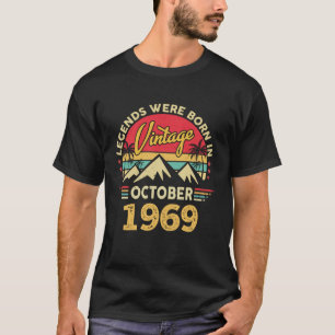 Klassieke 56e verjaardag Legenden zijn geboren in T-shirt