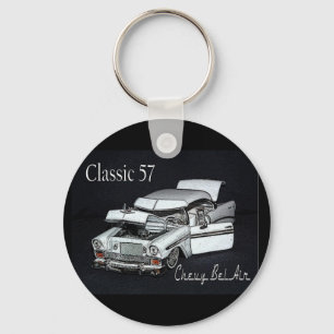 Klassieke 57 Chevy Bel Air Sleutelhanger