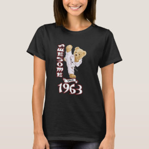 Klassieke 60e verjaardag mannen vrouwen 1963 Gewel T-shirt