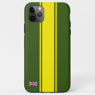 Klassieke 60's British Racing Green Motor Racing Case-Mate iPhone Case