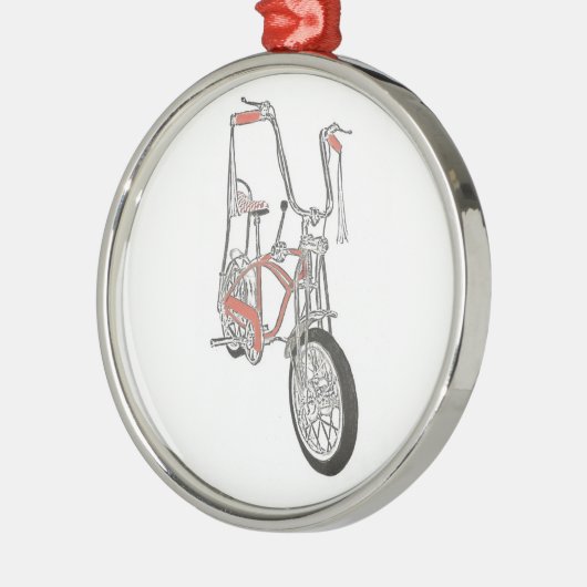 Klassieke 60's Stingray Bicycle Bike Ornament (Links)