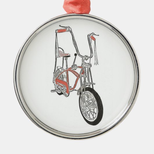 Klassieke 60's Stingray Bicycle Bike Ornament (Voorkant)
