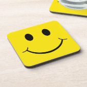 Klassieke 70's Gele Happy Face Onderzetter (Linkerzijde)