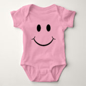 Klassieke 70's Gele Happy Face Romper (Voorkant)