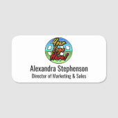 Klassieke Aangepaste Aangepaste Aangepaste Bedrijv Naamplaatje (Voorkant)