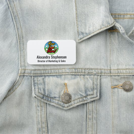 Klassieke Aangepaste Aangepaste Aangepaste Bedrijv Naamplaatje (In situ)