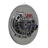 Klassieke aangepaste GTO-garage voor auto's Dartbord (Voorkant Links)