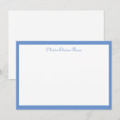 Klassieke, aangepaste Kaart voor flatnota's (Voorkant / Achterkant)