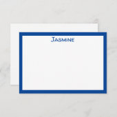 Klassieke, aangepaste Kaart voor flatnota's Notitiekaartje (Voorkant / Achterkant)