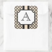 Klassieke Aangepaste Monogrammed Stickers (Tas)