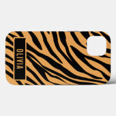 Klassieke aangepaste naam tijger - Dierenprinterpa Case-Mate iPhone Case (Achterkant (horizontaal))