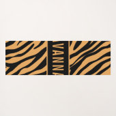 Klassieke aangepaste naam tijger - Dierenprinterpa Yogamat (Achterkant (horizontaal))