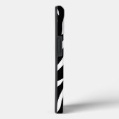 Klassieke aangepaste naam Zebra Dierlijk afdrukpat Case-Mate iPhone Case (Achterkant / Rechts)