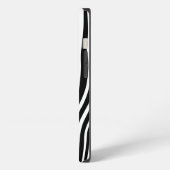 Klassieke aangepaste naam Zebra Dierlijk afdrukpat iPhone Hoesje (Linkerkant)