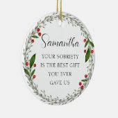 Klassieke aangepaste soberheid mijlpaal nuchtere k keramisch ornament (Rechts)