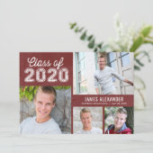 Klassieke  aankondiging Afstuderen (Staand voorkant)