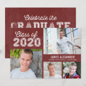 Klassieke  aankondiging Afstuderen (Voorkant / Achterkant)