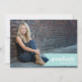 Klassieke aankondiging van Afstuderen Tiffany - Ui (Voorkant)