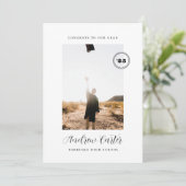 Klassieke aankondiging van het Afstuderen voor Hog (Staand voorkant)