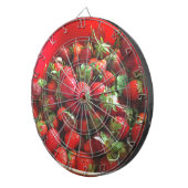 Klassieke aardbeien dartbord (Voorkant Rechts)