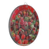 Klassieke aardbeien dartbord (Voorkant Links)