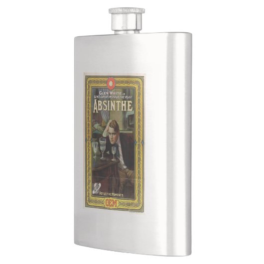 Klassieke Absinthe-Poster Flacon (Links)