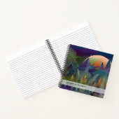 Klassieke Abstracte Bergen EMMERLIJST Maatwerk Cad Notitieboek (Binnen)