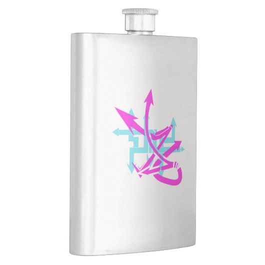 Klassieke abstracte pijlen flacon (Rechts)