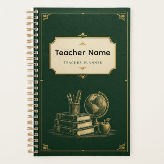 Klassieke Academische Docenten Planner | Elegante