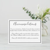 Klassieke accommodaties informatiekaartje (Staand voorkant)