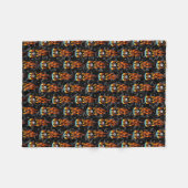 Klassieke acht bal fleece deken (Voorkant (Horizontaal))