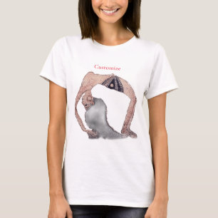 Klassieke achterwaartse yogahouding Thunder_Cove T-shirt