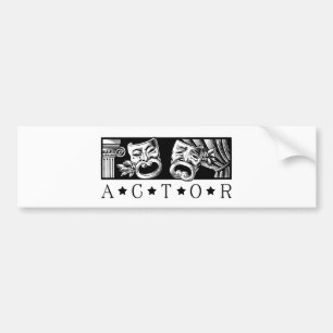 Klassieke Actor Bumpersticker