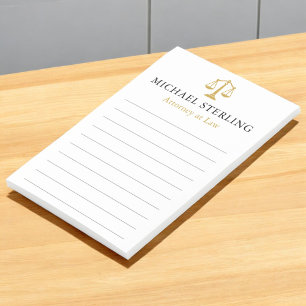 Klassieke advocaat Weegschaal van de gerechtigheid Post-it® Notes