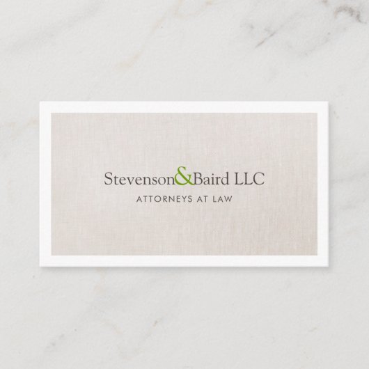 Klassieke advocatenpraktijk Officier van Justitie Visitekaartje (Voorkant)