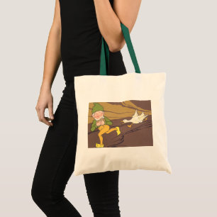Klassieke Aesopus-fabel Gans die het Gouden Ei Leg Tote Bag