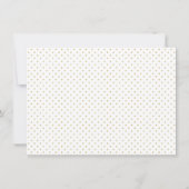 Klassieke afbeelding in gouden persoonlijke naam notitiekaartje (Achterkant)