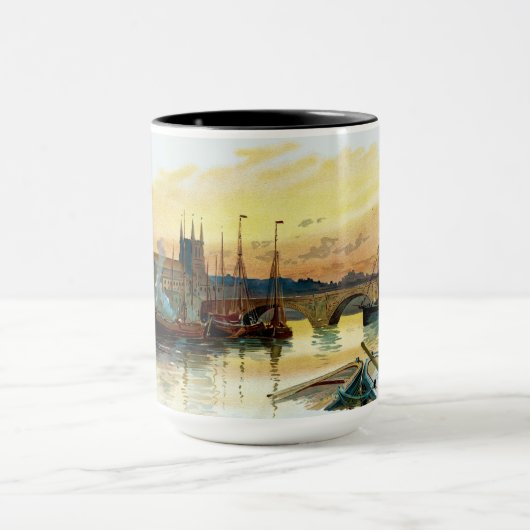 Klassieke afbeelding van London Bridge Mok (Midden)